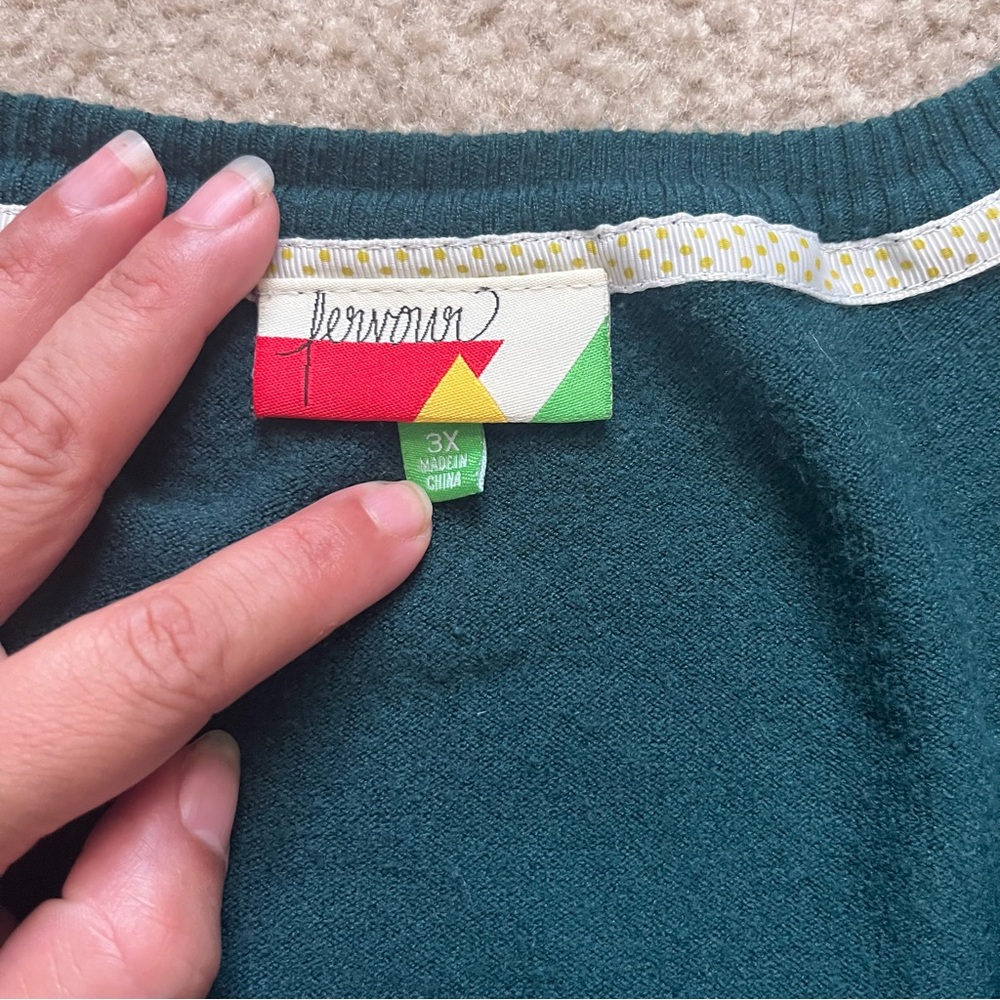 Modcloth x Fervour | Charter School Cardigan Sweater V-Neck Knit - Picture 3 of 5